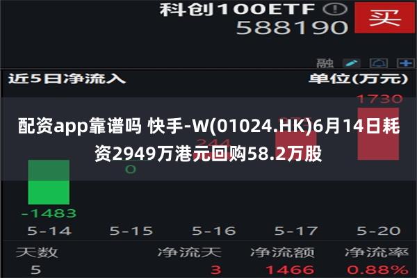 配资app靠谱吗 快手-W(01024.HK)6月14日耗资2949万港元回购58.2万股