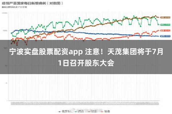 宁波实盘股票配资app 注意！天茂集团将于7月1日召开股东大会