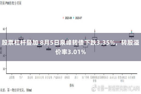 股票杠杆叠加 8月5日泉峰转债下跌3.35%，转股溢价率3.01%