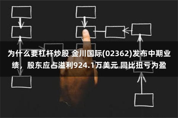 为什么要杠杆炒股 金川国际(02362)发布中期业绩，股东应占溢利924.1万美