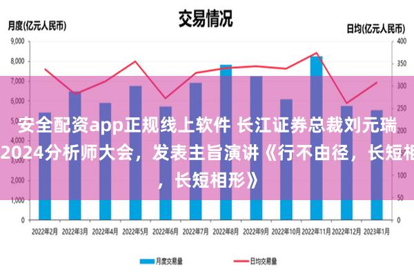 安全配资app正规线上软件 长江证券总裁刘元瑞出席2024分析师大会，发表主旨演